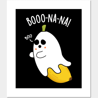 Boo-nana Funny Ghost Banana Pun Posters and Art